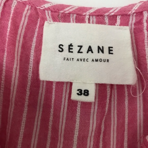 Sezane cotton tank size 38 - Picture 2 of 2